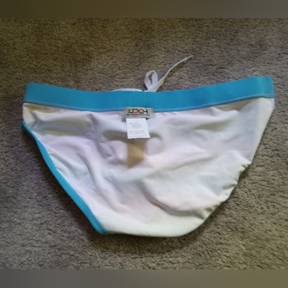 Men's low rise bikini swimming suit rainbow colored - Picture 4 of 6